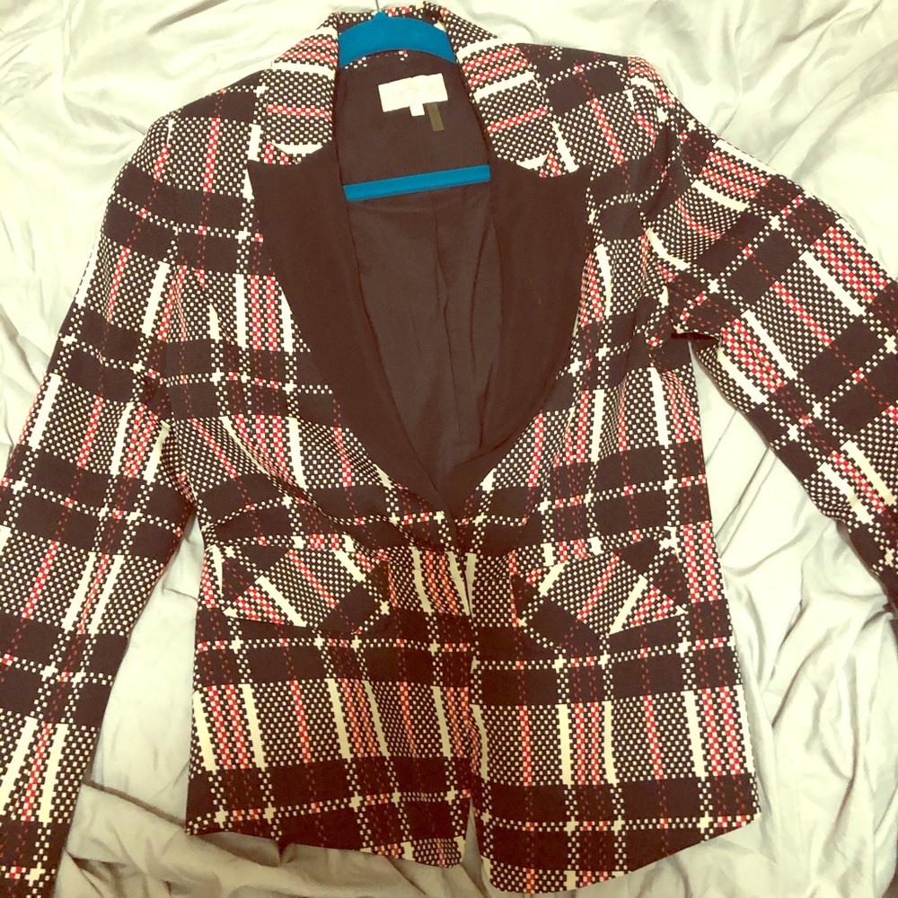 Plaid blazer